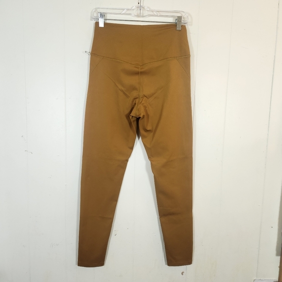 Girlfriend Collective Paloma Bra High Waist Legging Set Size Large In Saddle - Picture 9 of 16